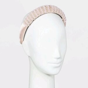 Beaded Headband Pink Blush Nickel Free SUGARFIX by BaubleBar